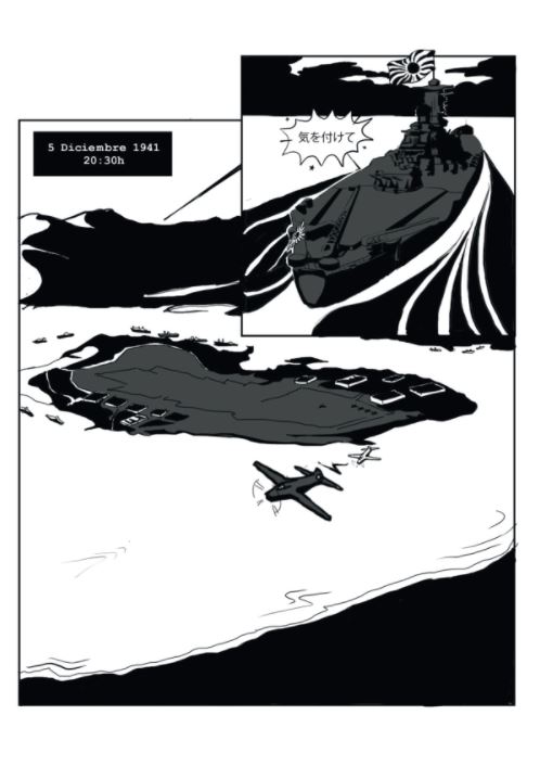 Illustrated comic panel